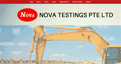 Desktop Screenshot of novatestings.com